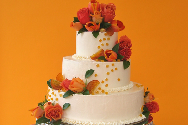 Wedding Cake without Fondant
