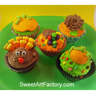 Easy Thanksgiving Cupcake Decorating Ideas Easy Thanksgiving Cupcake Decorating Ideas