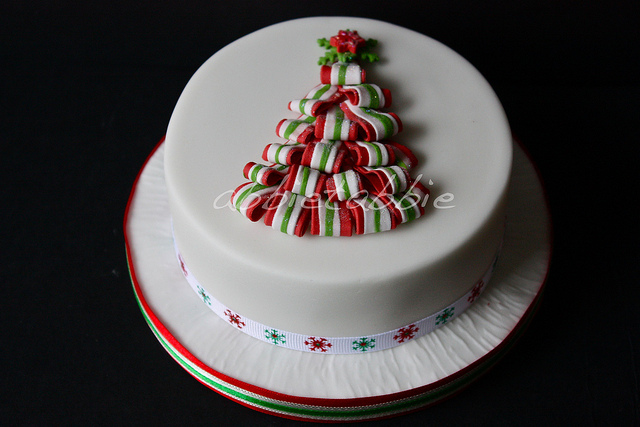 10 Easy 3d Christmas Cakes Photo 3d Christmas Tree Cake Fondant