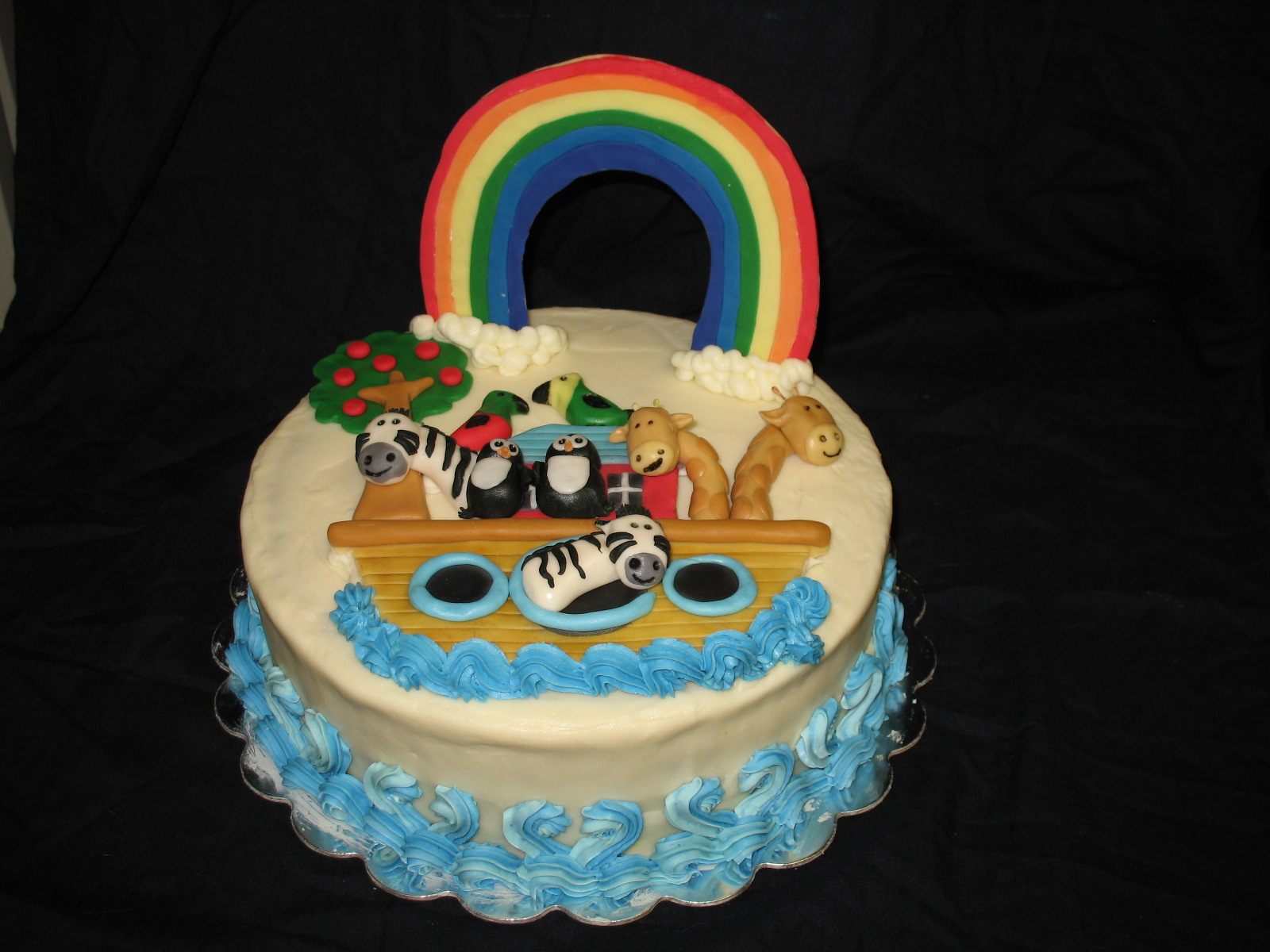 Noah's Ark Birthday Cake