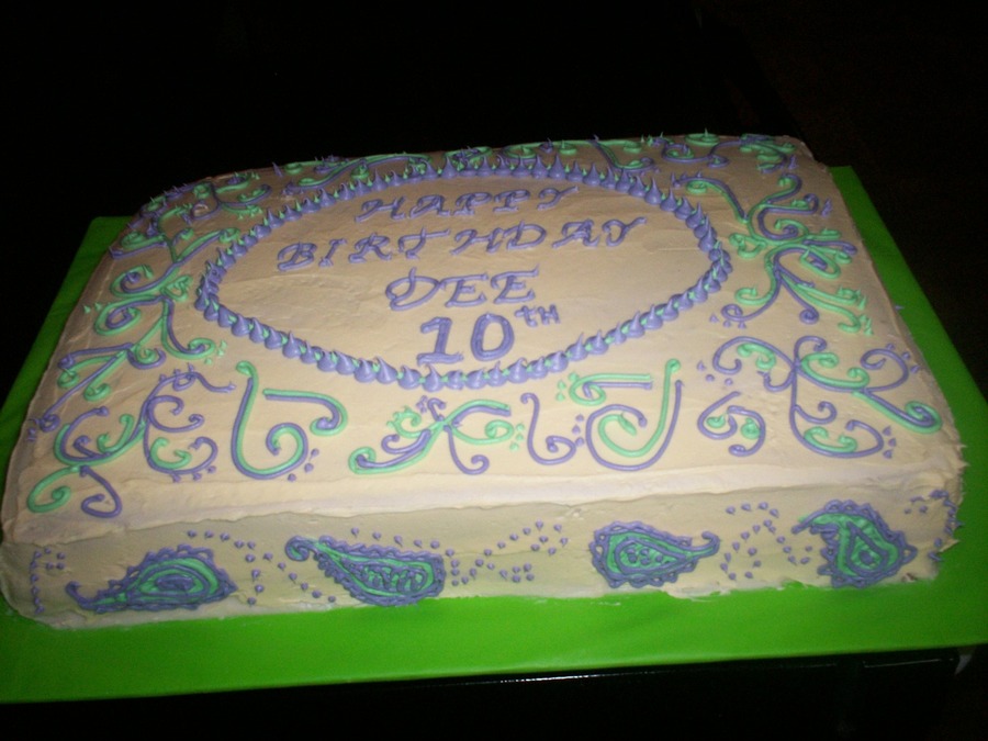 Purple Sheet Cake Purple Sheet Cake
