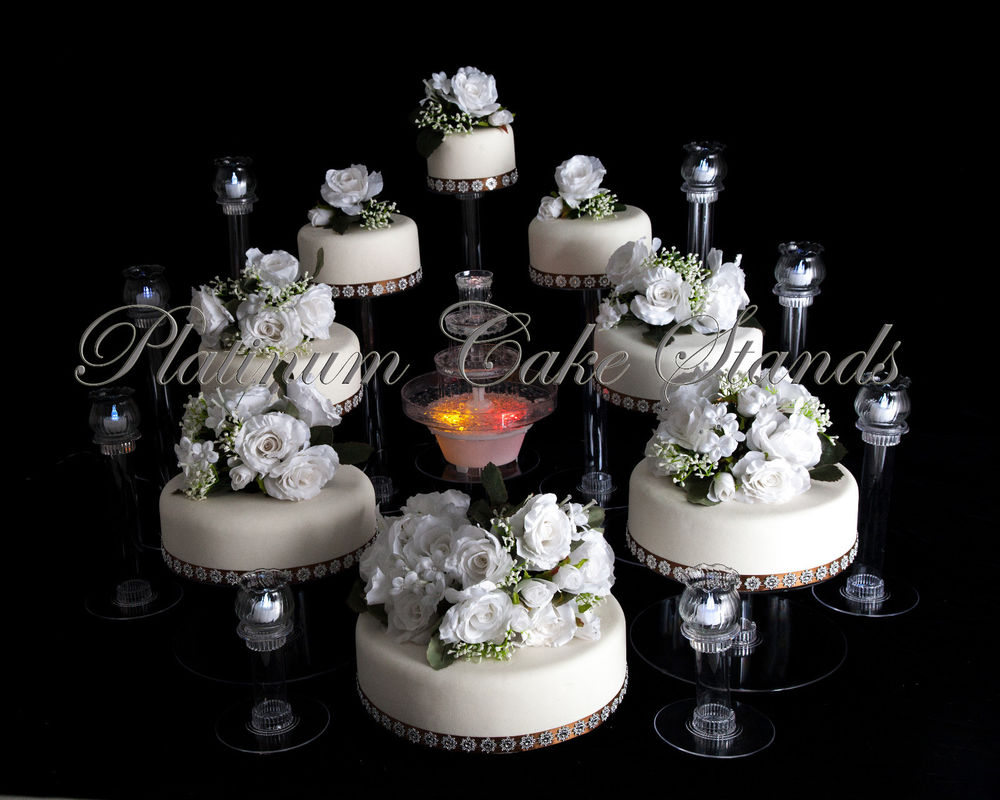 8 Tier Cascade Wedding Cake Stand
