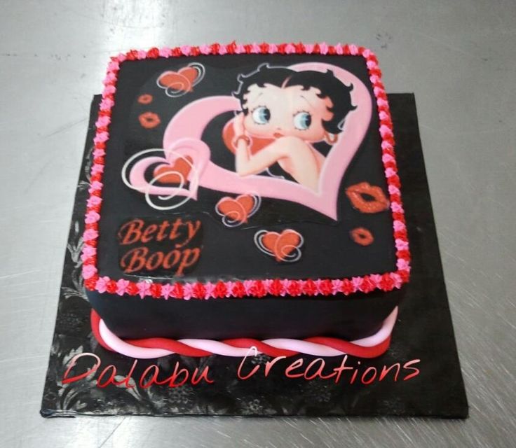 Ccizoepoetry Birthday Cake Betty Boop Birthday Cake