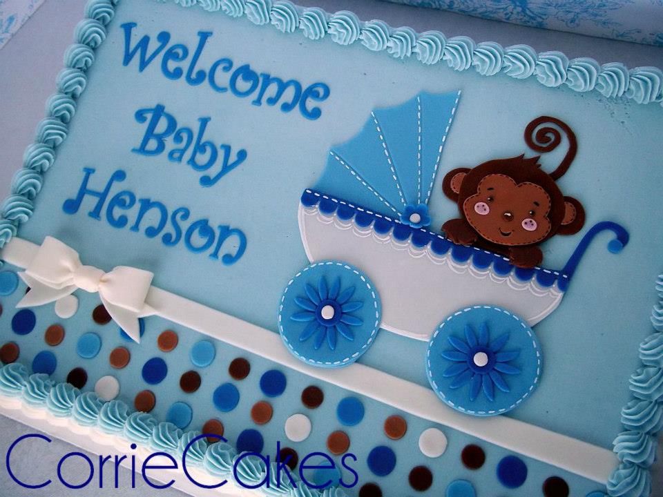 Boy Baby Shower Sheet Cake Boy Baby Shower Sheet Cake