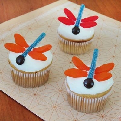 Dragonfly Cupcakes Dragonfly Cupcakes