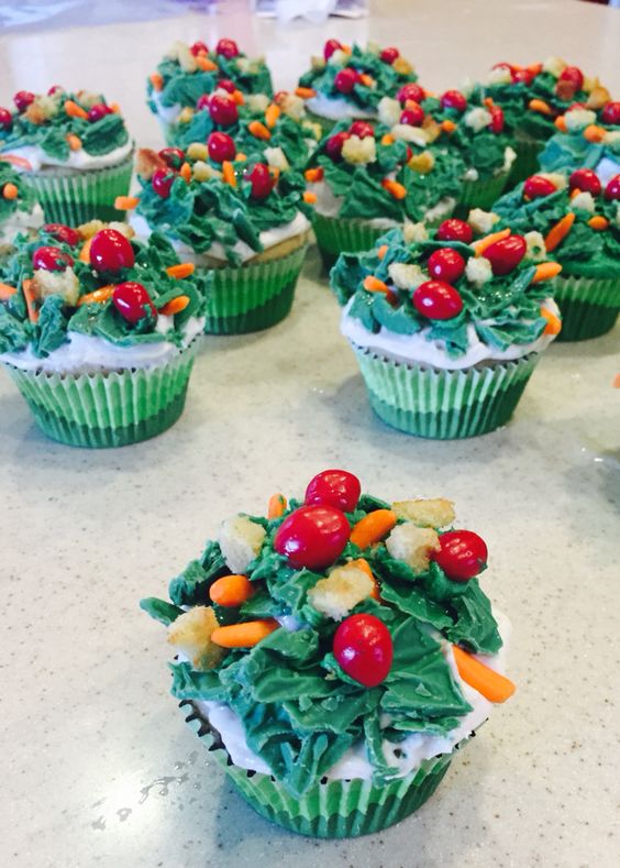 Fruit Salad Cupcakes Fruit Salad Cupcakes