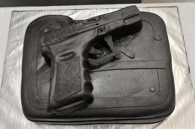 Glock Gun Grooms Cake