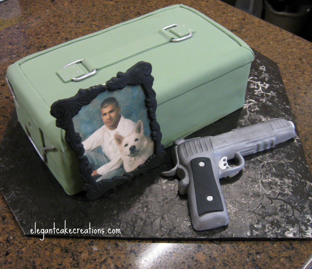 Grooms Cake and Guns Pictures
