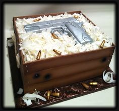 Gun Grooms Cake
