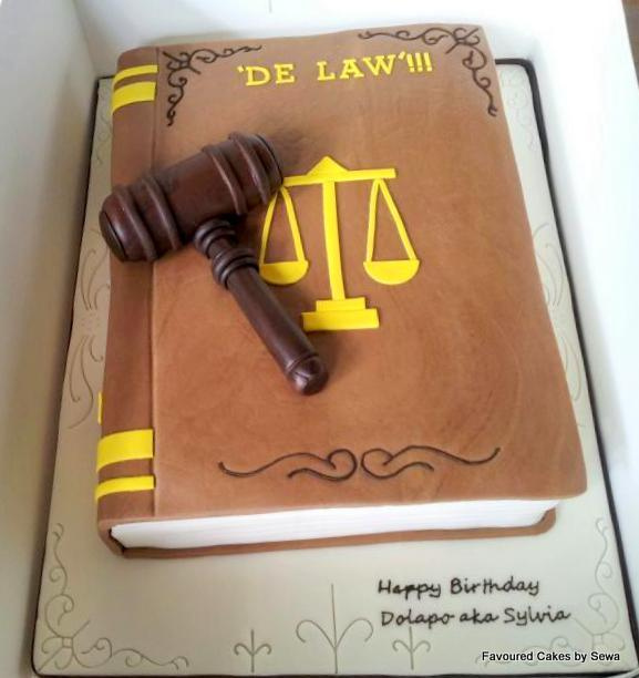 Happy Birthday Lawyer Cake