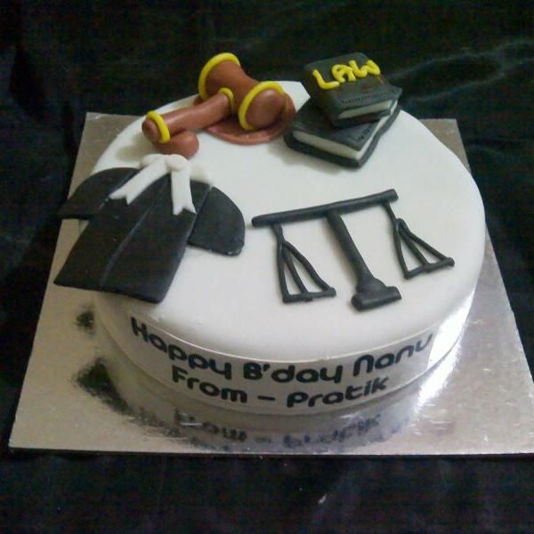 Lawyer Birthday Cake