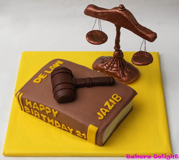 Lawyer Themed Birthday Cakes