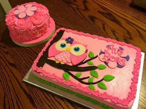 Owl Birthday Sheet Cake Ideas Owl Birthday Sheet Cake Ideas