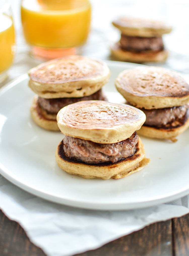 Pancakes and Sausage Sandwich Pancakes and Sausage Sandwich