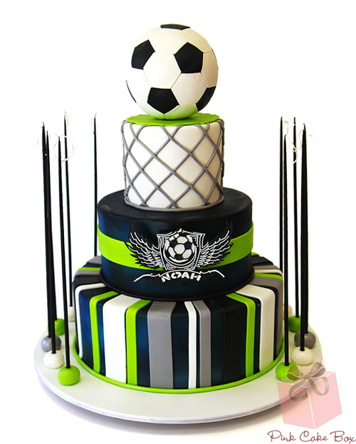 Soccer Bar Mitzvah Cake Soccer Bar Mitzvah Cake