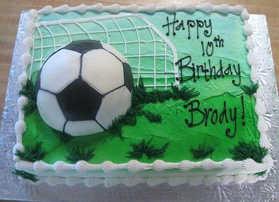 Soccer Birthday Cake Soccer Birthday Cake