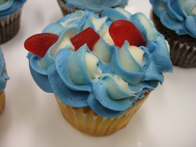 Swedish Fish Cupcakes Swedish Fish Cupcakes