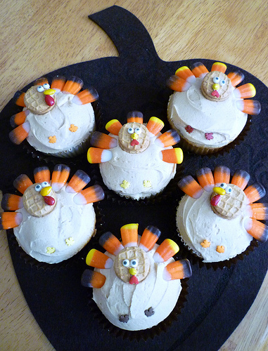 Thanksgiving Food Turkey Cupcakes Thanksgiving Food Turkey Cupcakes
