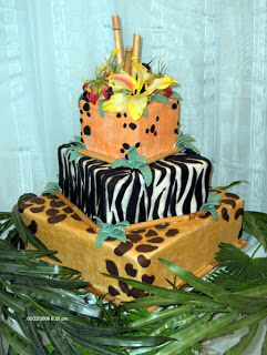 Animal Print Wedding Cake Animal Print Wedding Cake