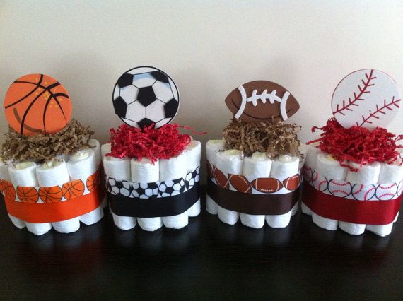 Basketball Baby Shower Diaper Cake for Boy Basketball Baby Shower Diaper Cake for Boy