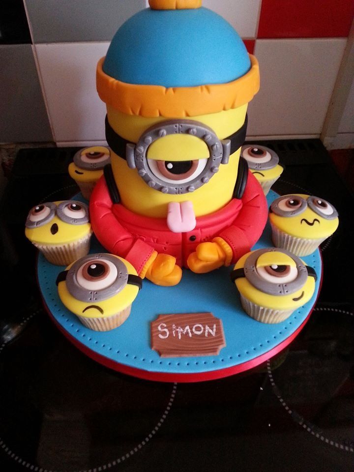 Cool Minion Birthday Cake Cool Minion Birthday Cake