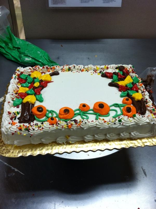 Fall Themed Sheet Cakes Fall Themed Sheet Cakes