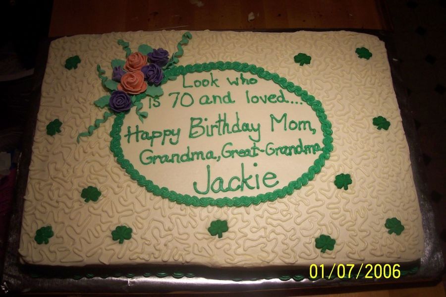 Funny 70th Birthday Sheet Cakes Funny 70th Birthday Sheet Cakes