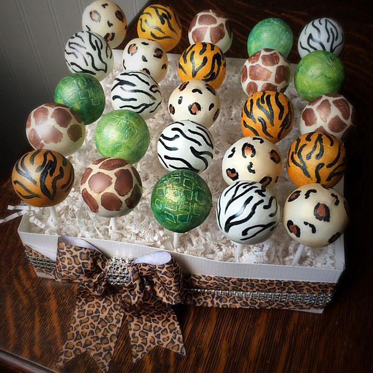 Jungle Animal Cake Pops Jungle Animal Cake Pops