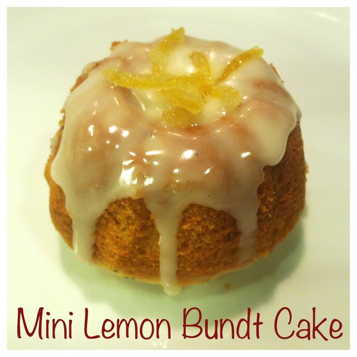 Lemon Mini Bundt Cakes Lemon Mini Bundt Cakes
