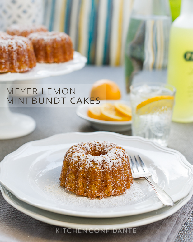 Lemon Mini Bundt Cakes Lemon Mini Bundt Cakes