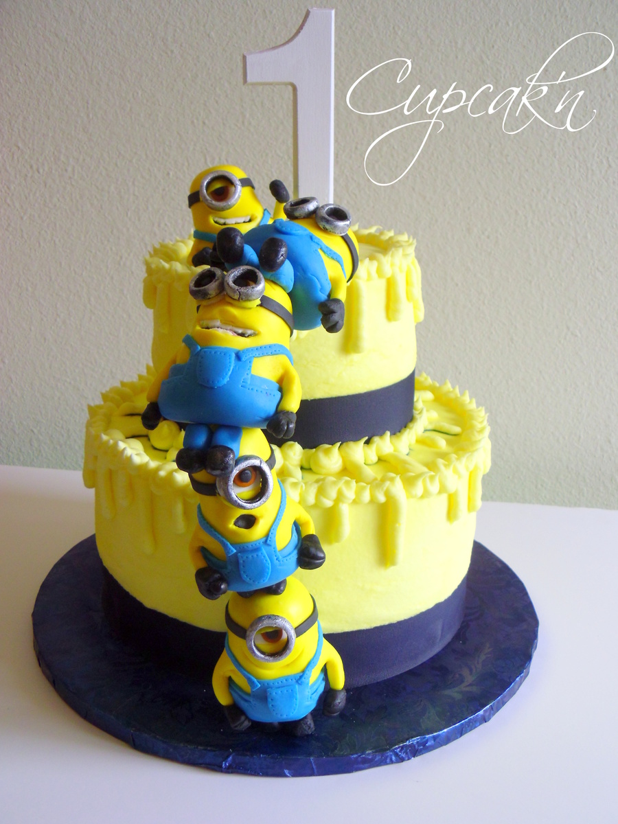 Minion Birthday Cake Minion Birthday Cake