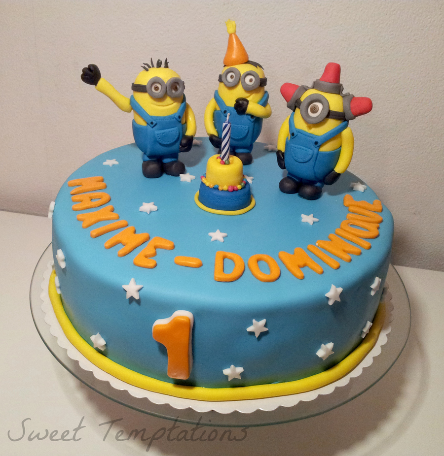 Minion Birthday Cake Minion Birthday Cake