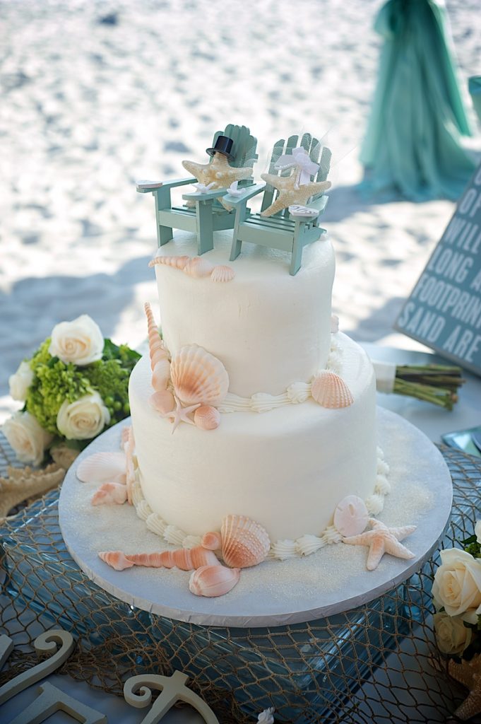 8 Simple Beach Wedding Cakes Photo Simple Beach Wedding Cake