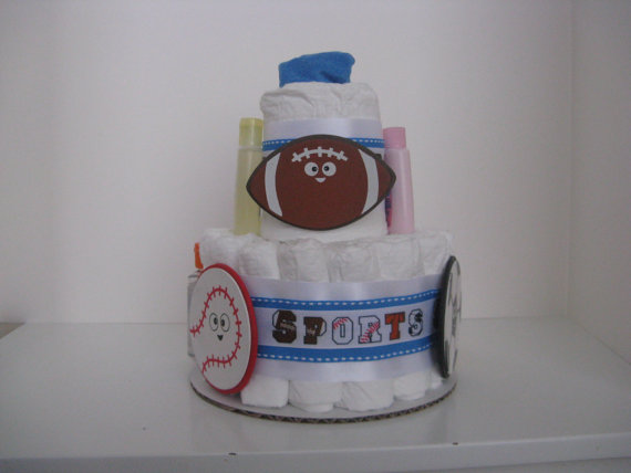Sports Diaper Cake