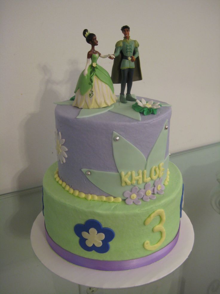 The Princess and Frog Themed Cake The Princess and Frog Themed Cake