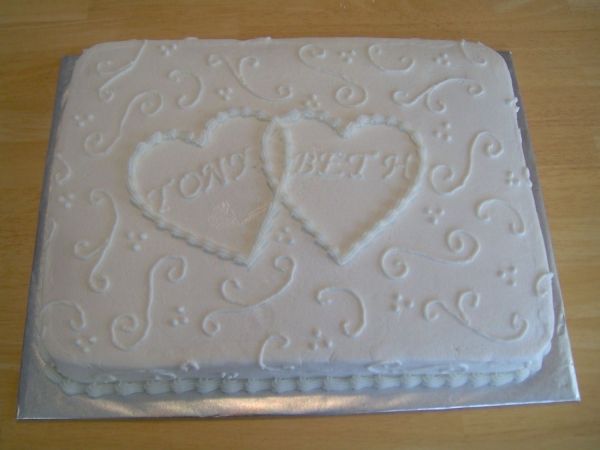 Wedding Sheet Cake Wedding Sheet Cake