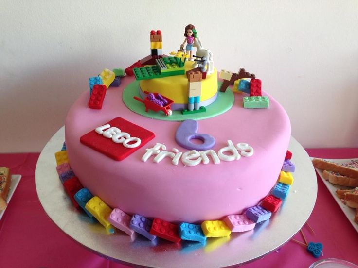 11 Lego Cakes For Girls Photo Girls Lego Birthday Cake Ideas Girl
