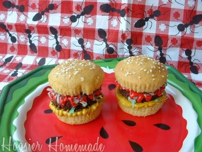 7 Photos of Day Memorial Hamburger Cupcakes