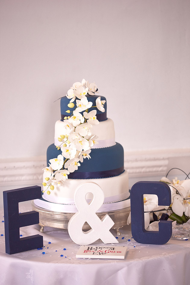 Navy Blue and White Wedding Theme