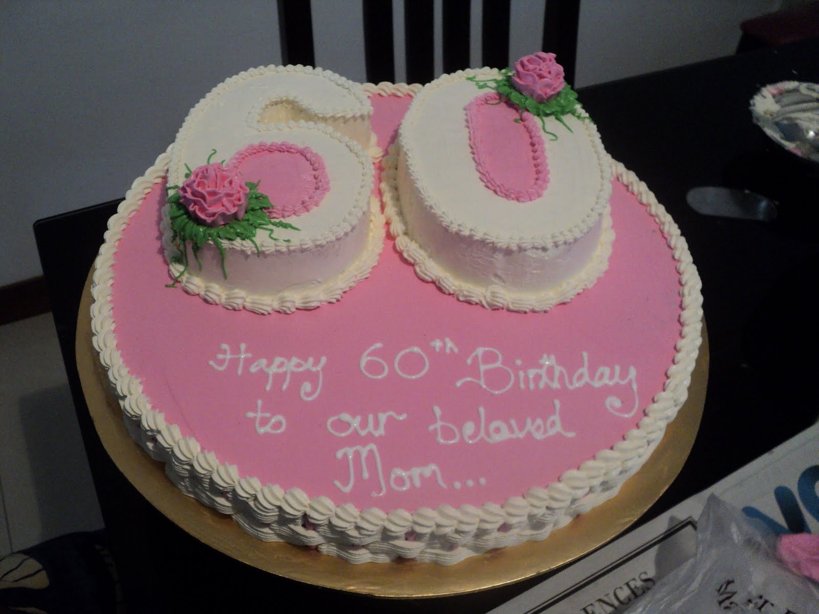 60th Birthday Cake Ideas