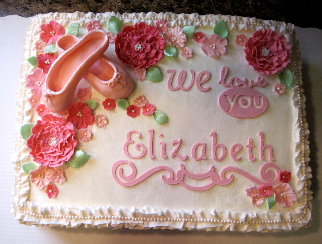 Ballerina Sheet Cake Ballerina Sheet Cake