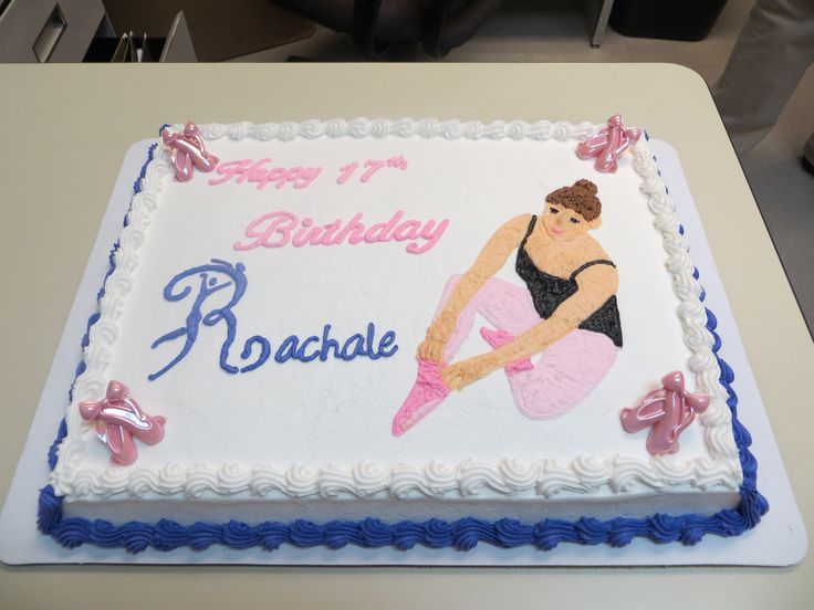 Ballerina Sheet Cake Ballerina Sheet Cake