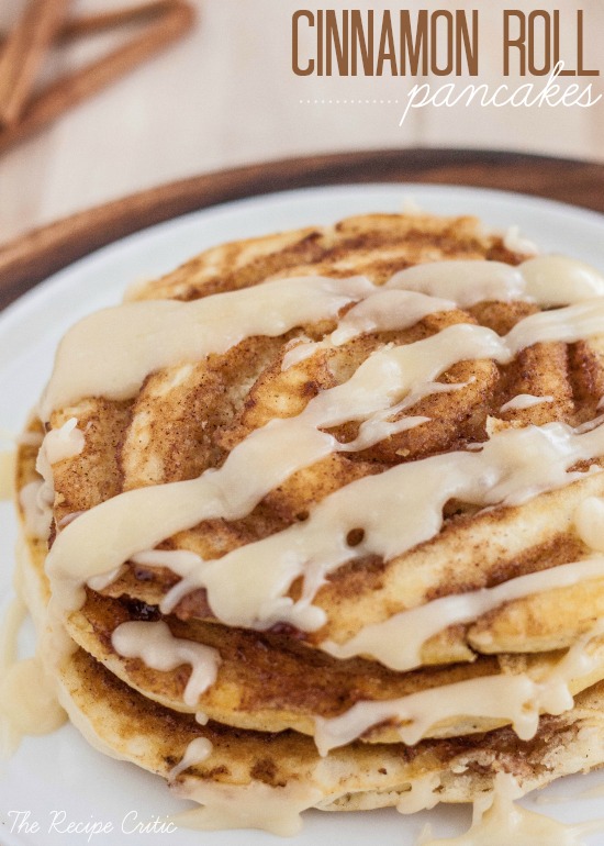 Cinnamon Roll Pancakes Cinnamon Roll Pancakes