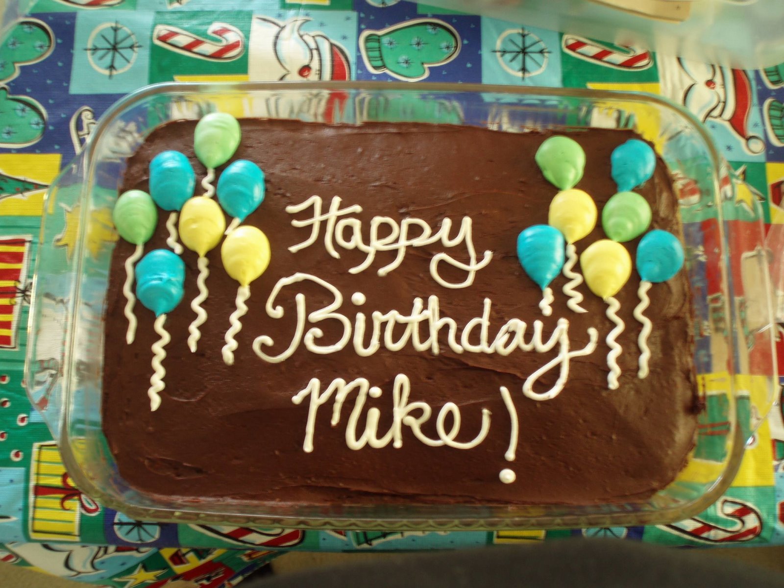 Happy Birthday Mike Cake.