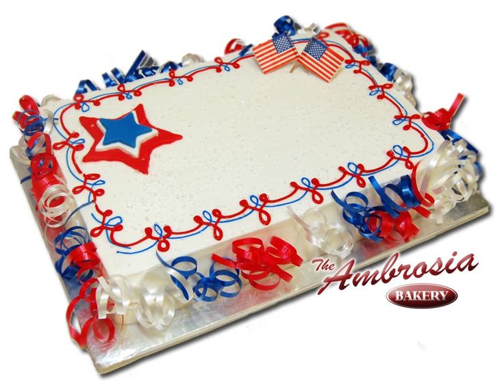 4th of July Birthday Sheet Cake 4th of July Birthday Sheet Cake