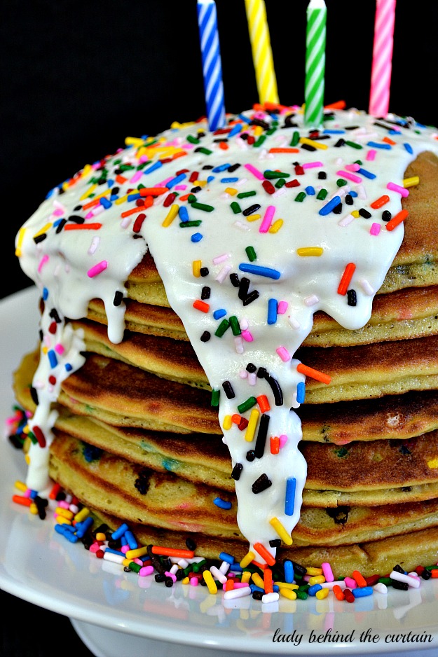 Birthday Cake Pancakes Recipe Birthday Cake Pancakes Recipe