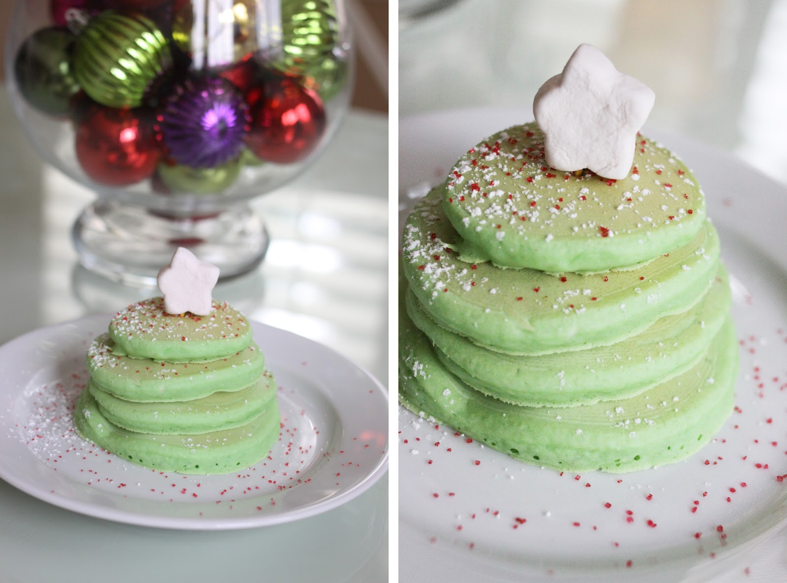 Christmas Tree Pancakes Christmas Tree Pancakes