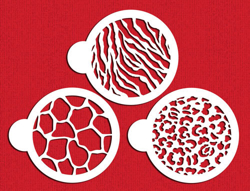 Cookie Animal Print Stencils Cookie Animal Print Stencils