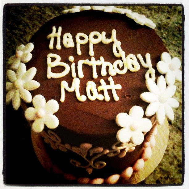 Happy Birthday Matt Cake.