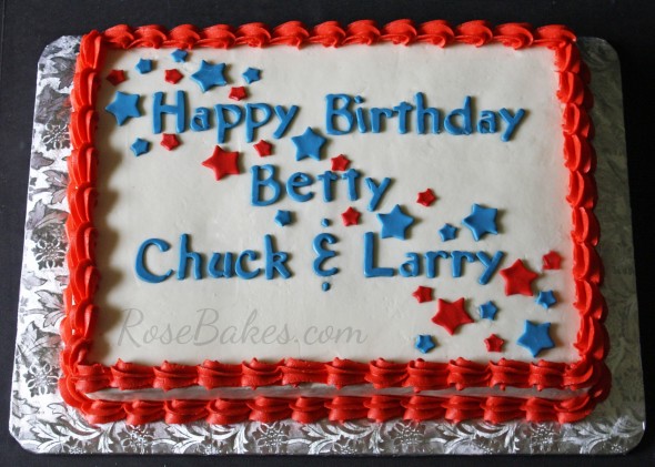 Happy July 4th Birthday Cake Happy July 4th Birthday Cake